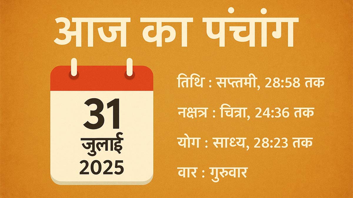 आज का पंचांग